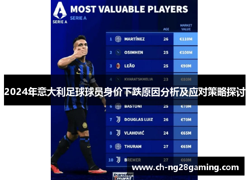2024年意大利足球球员身价下跌原因分析及应对策略探讨