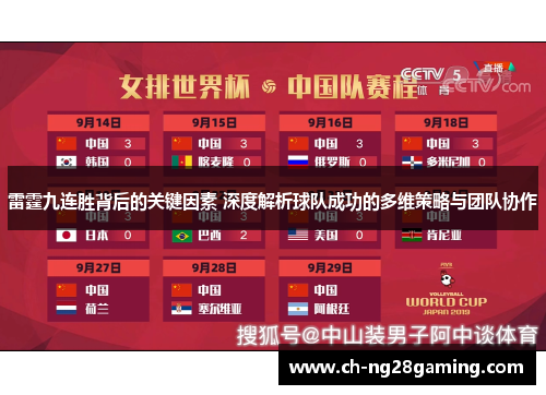 雷霆九连胜背后的关键因素 深度解析球队成功的多维策略与团队协作