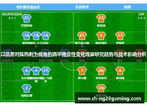 以凯恩对阵热刺为视角的西甲稳定性变化观察研究趋势与战术影响分析